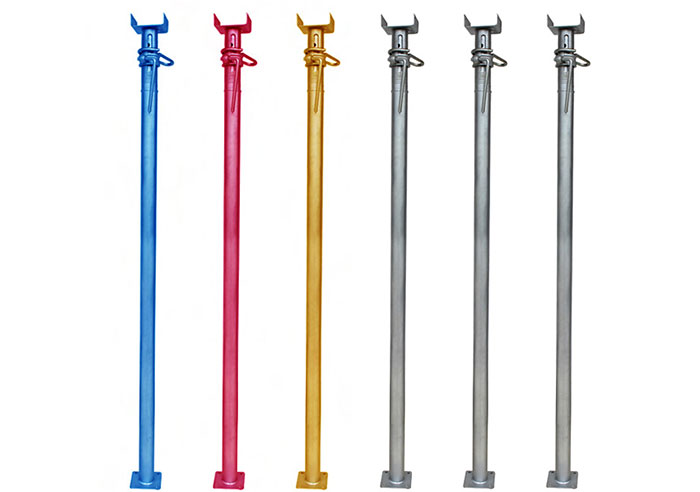 Adjustable steel support